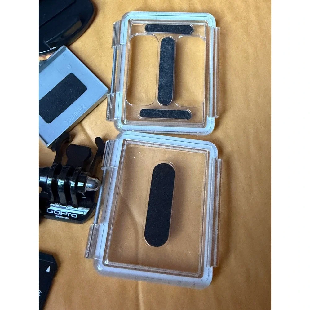 GoPro HD Hero 2 Accessory Bundle Battery 4GB SD Card Mounts‎ Manual Backdoors